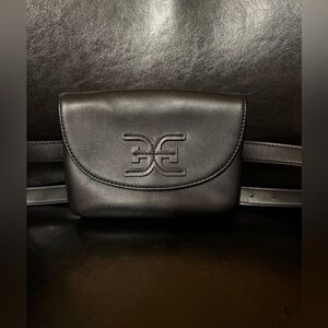 Sam Edelman Emily belt bag with adjustable strap Black Faux leather